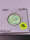 1957-D Washington Silver Quarter AU/BU