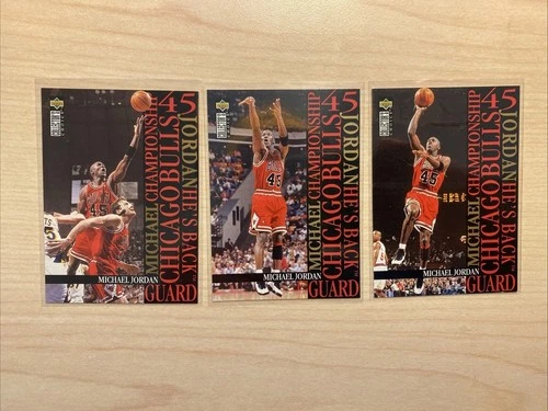 Upper Deck Collector's Choice 3 Card Lot Michael Jordan M1 2 3
