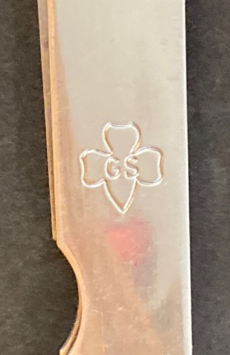 Vintage 1960 Girl Scout Mess Kit Imperial Red Camping Silverware GSA Utensils - Picture 3 of 18