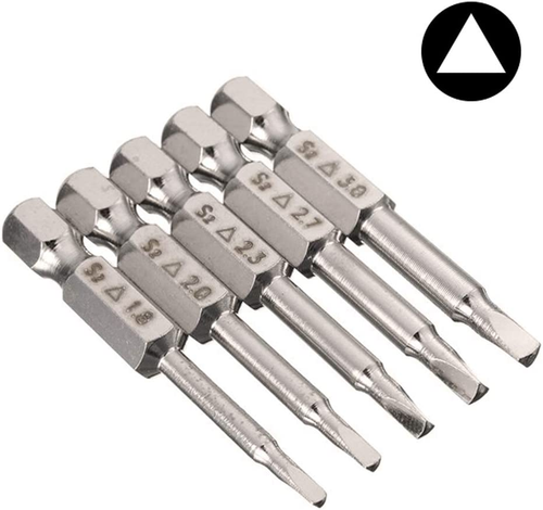 5 Pcs Magnetic Triangle Head Screwdriver Bit Set S2 Steel Triangular Screwdriver - Picture 4 of 8