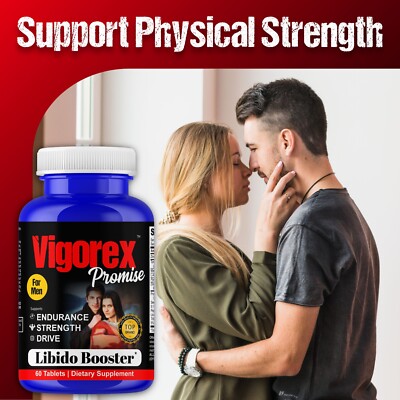 Male Testosterone Booster Pills Libido Enhancer Stamina Energy Performance 60Tab
