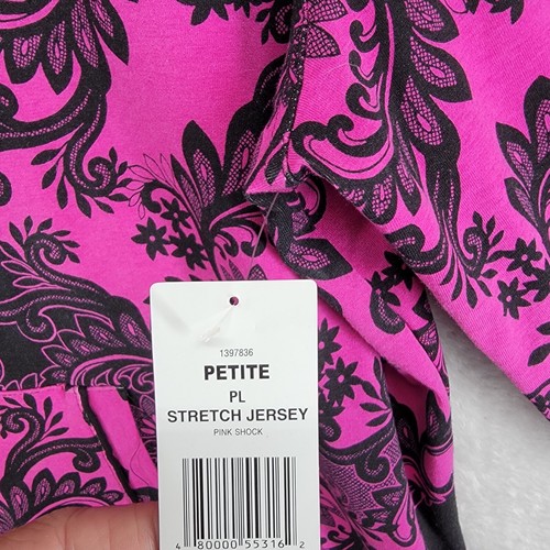 Kim Rogers rosa Shock Damenjacke mit durchgehendem Reißverschluss Stretch Jersey Größe PL neu mit Etikett - Bild 7 von 11