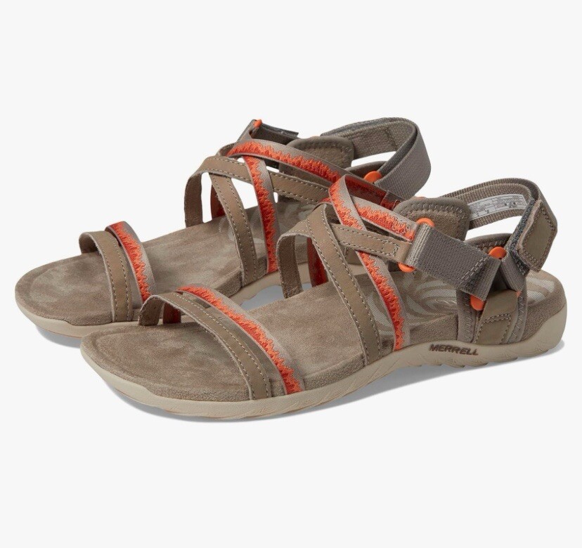 Merrell Terran 3 Cush Lattice sandalo donna argilla luna taglia 5