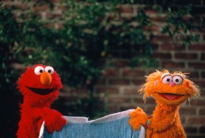 1999 ELMO & ZOE In THE ADVENTURES OF ELMO IN GROUCHLAND Original
