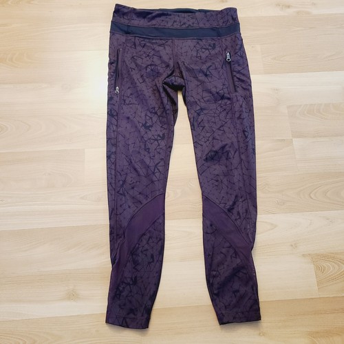 Lululemon Leggings With Zipper Pockets And Mesh