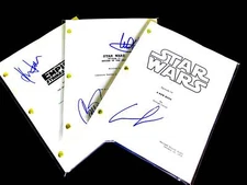 Original Star Wars Trilogy Movie Scripts Harrison Ford, Carrie Fisher, 3 Scripts