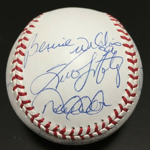 Derek Jeter Mariano Rivera WS Champs Signed Baseball 11 Auto Steiner LE 42 /48 - Picture 2 of 10