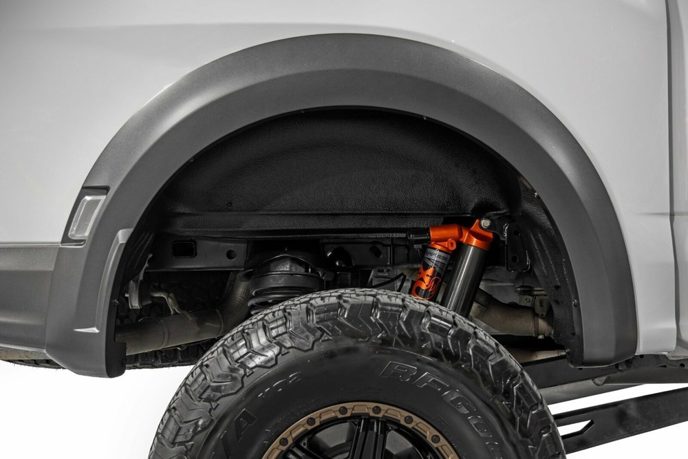 Rough Rugged Rear Wheel Well Liners for 2021-2025 Ford F-150 Raptor 4WD