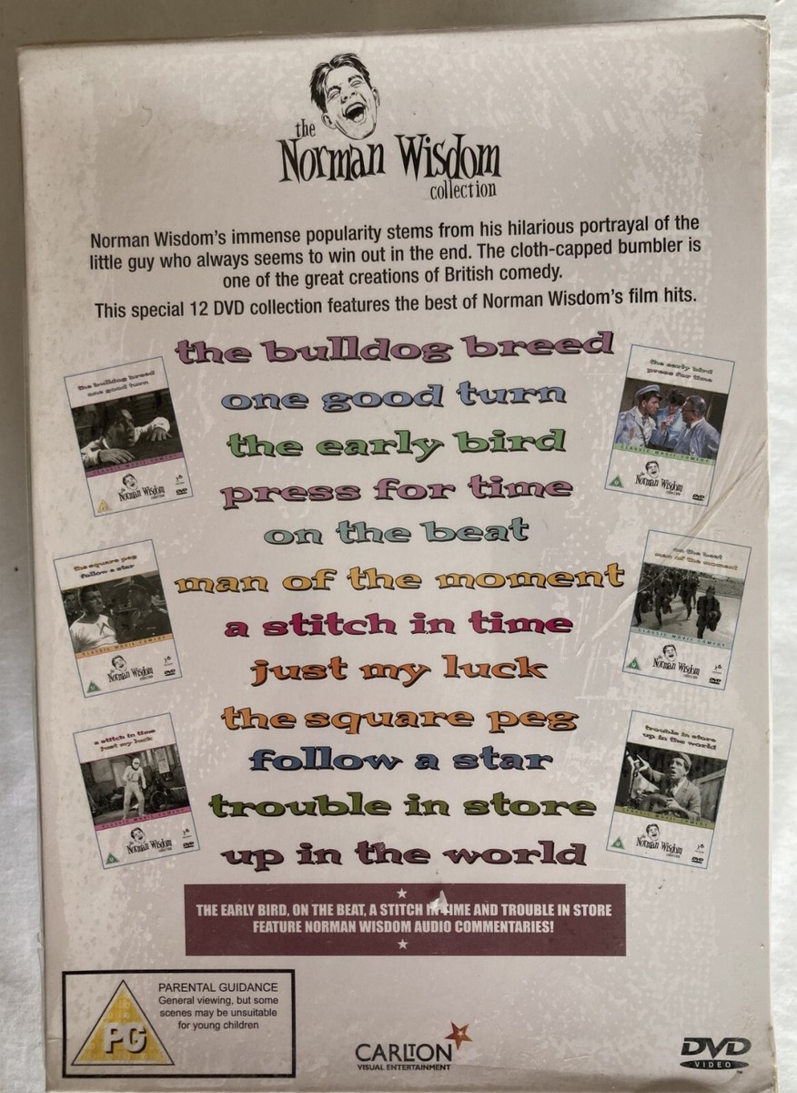 Norman Wisdom Collection DVD BOXSET Norman Wisdom Brand New