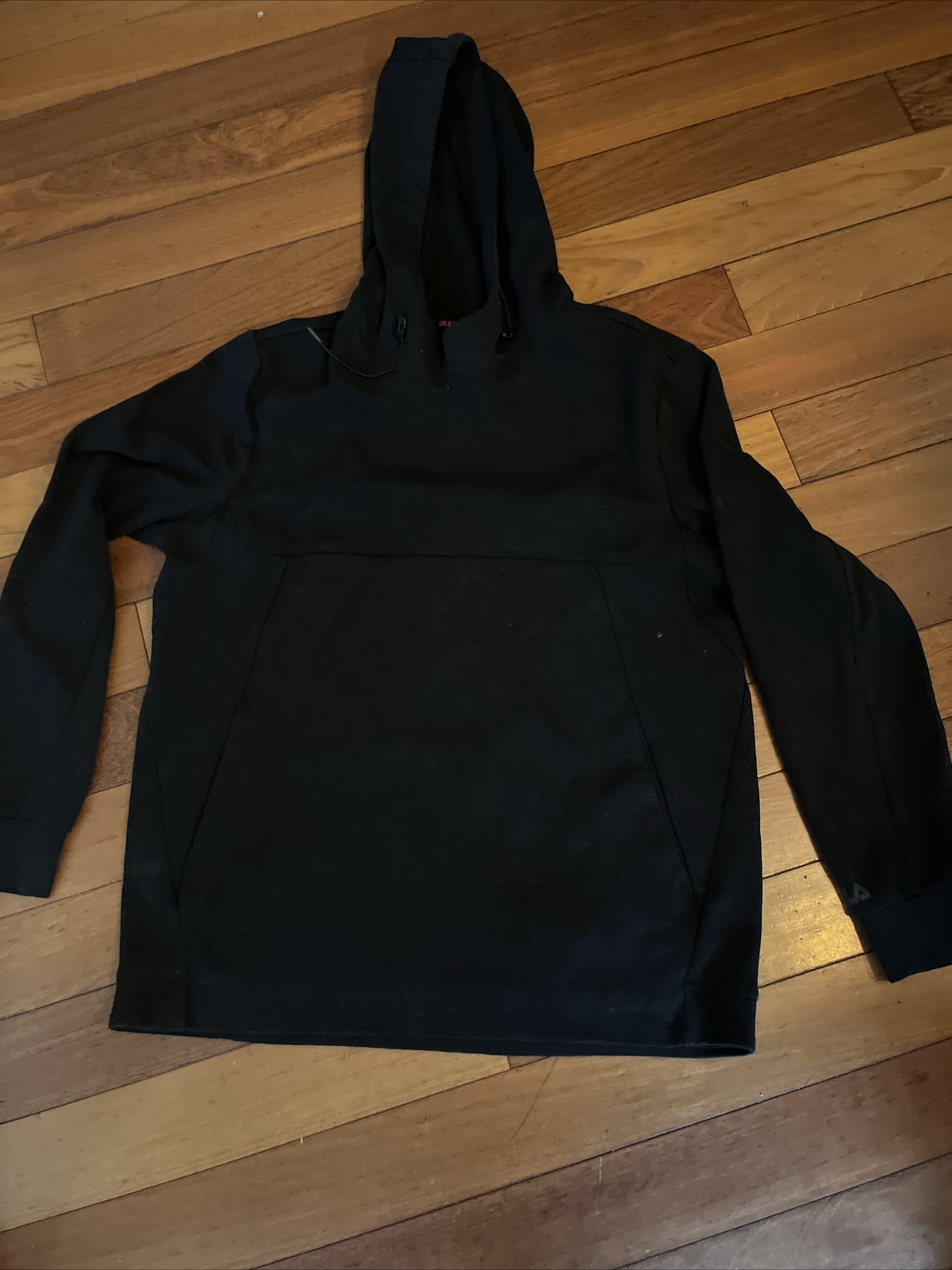 Fila Sport Felpa con Felpa con Felpa Nera Grande Donna Live in Motion Tasche a Mano