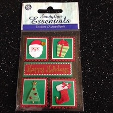 3D Sandylion Essentials HAPPY HOLIDAYS Dimensional Stickers 3D CHRISTMAS WORDS