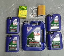 Oil Change Kit w/LIQUIMOLY 10W-60+MANN Filter HU9265Z for BMW M3 4.0L 2008-2013