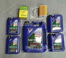 Oil Change Kit w/LIQUIMOLY 10W-60+MANN Filter HU9265Z for BMW M3 4.0L 2008-2013