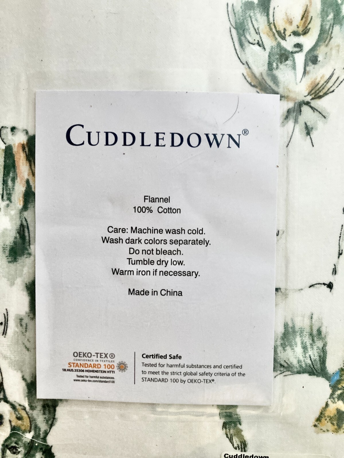 Cuddledon NWT Cuddledown FULL FITTED Sheet+2 PILLOWCASES Flannel DOGS COTTON ...