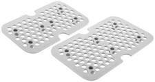 Fresh&Save Vakuum Abtropfgitter Kunststoffboxen M/L 2-tlg grau, Zwilling