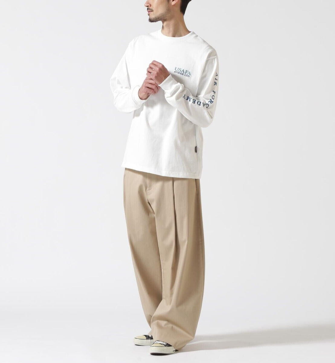 AVIREX アヴィレックス USAFA SQUADRONS EMBROIDERY T-SHIRT USAFA SQUADRONS EMBROIDERY T-SHIRT / 刺繍 半袖Tシャツ