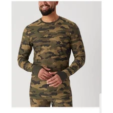 Duluth Trading Co Buck Naked Performance Base Layer Camo Long sleeve Size Medium
