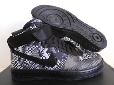 WMNS NIKE AF1 AIR FORCE 1 ULTRA FORCE BHM QS BLACK-WHITE SZ 8 RARE! [CT0012-200]