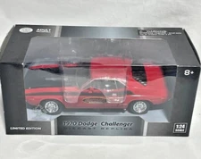 RARE Crown Premiums Lennox Heatcraft 1970 Dodge Challenger, Red, 1/24 NIB