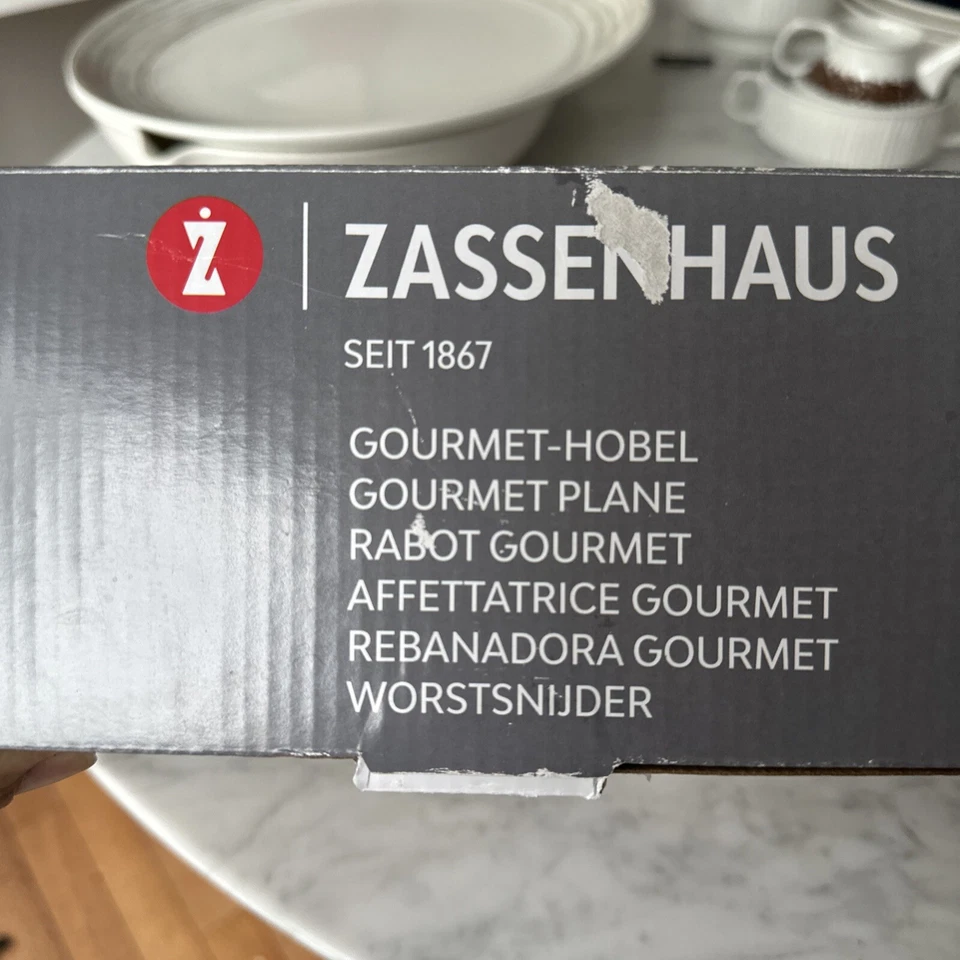 Zassenhaus Gourmet Charcuterie Slicer All Wood. New - Image 3 of 4