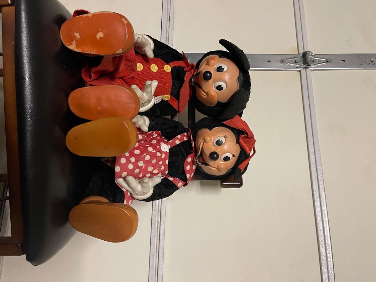 1940's Disney Gund Manufacturing Company Mickey and Minnie 1940's Disney Gund Manufacturing Company Mickey and Minnie