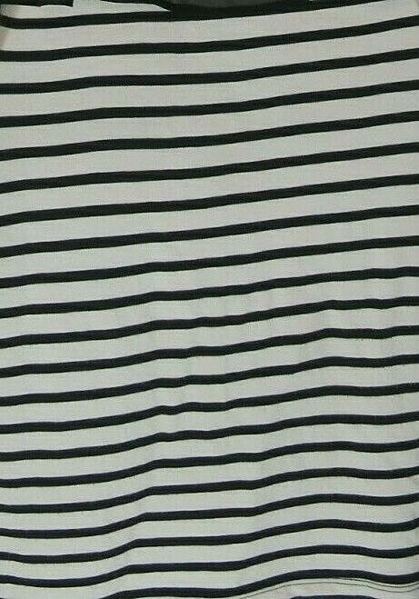 Pattern Making On Neckline Women's Maitai Dress Size S Black & White Sleeveless Scoop Neck Striped ...