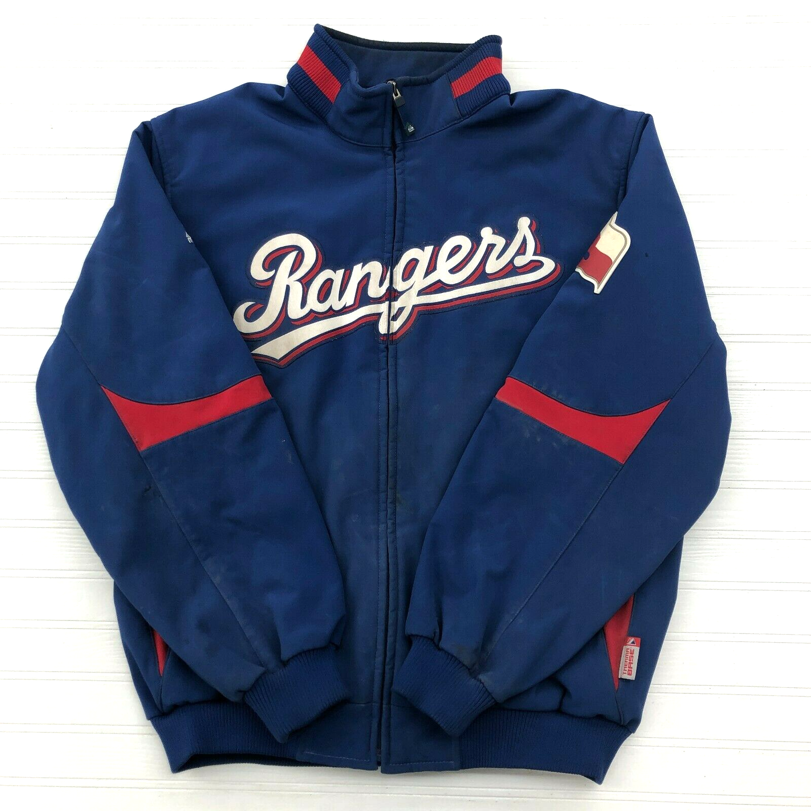 通販でクリスマス TEXAS RANGERS Jacket On-Field Majestic ウェア