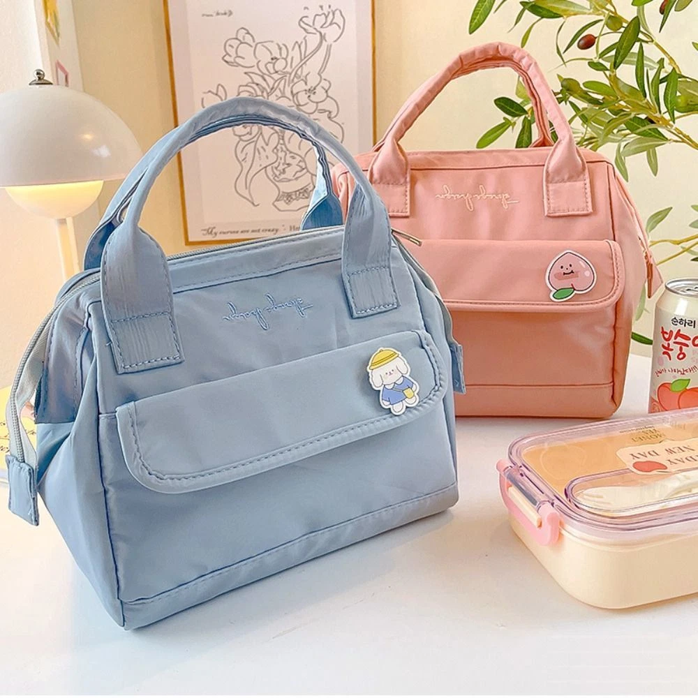 Aesthetic Lunch Box Thermal Lunch Tote Bag Cooler Lunch Bag Kids