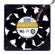 1 Pc. New 2B12038B48U PWM Cooling Fan 12038 DC48V 1.3A 12CM 4Pin