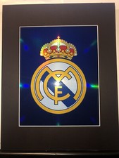 Real Madrid Holographic 11x14 Matted Frame