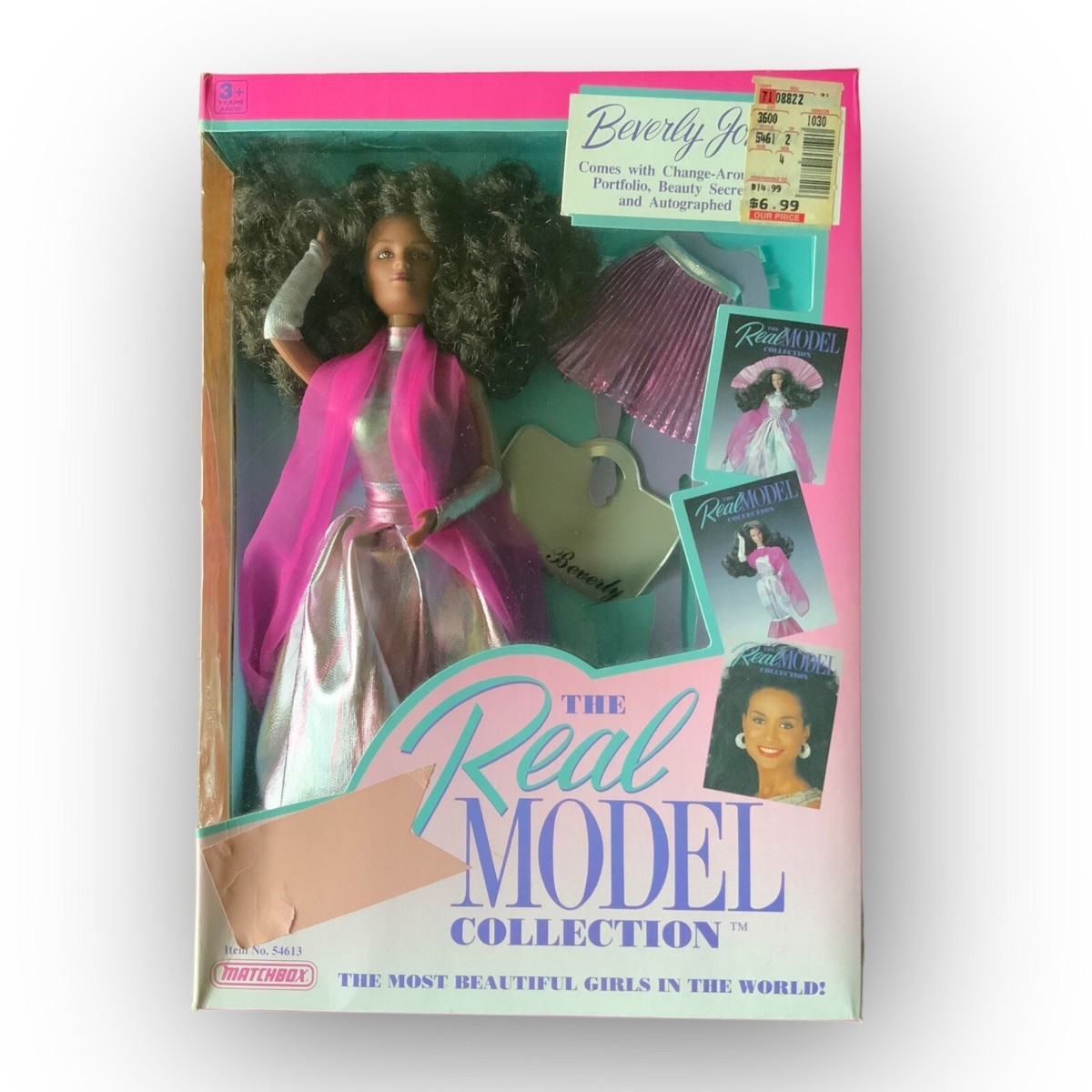 The Real Model Collection Beverly Johnson Doll 1989 Matchbox 54613
