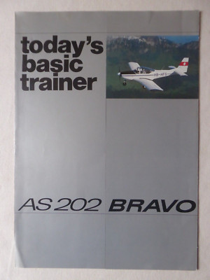 PUB AVION AIRCRAFT AIRCRAFT REPAIR LEAFLET FFA AS 202 BRAVO BASIC TRAINER