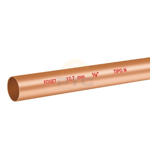 Foset CC-001N 1/2" type "N" copper tube, 3 m
