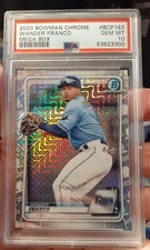 2020 Bowman Chrome Wander Franco BCP 163 Mega Box PSA10