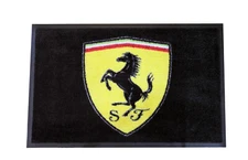 Ferrari Shield Floor Mat, Black