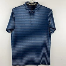 G/Fore Feeder Stripe Tech Golf Polo Mens XL Mendakota CC Shirt GMP000015