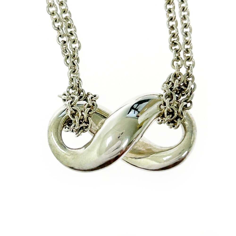 Tiffany インフィニティ ネックレス シルバー TIFFANY&Co. Silver Infinity Necklace 8.0g 925 367363