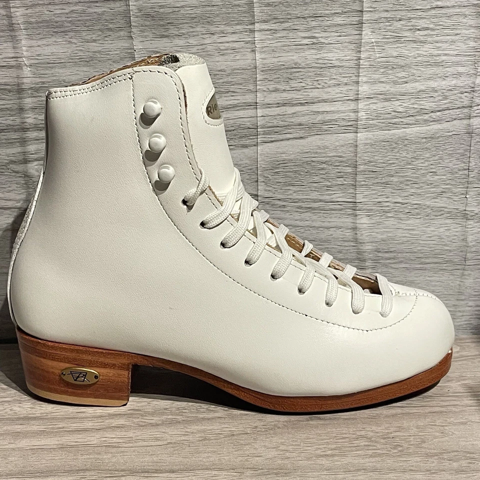 Botas de Patín sobre Hielo Riedell 75 Gold Star Pro Figura Niñas Talla 2 AA/AAA $579 Experto Foto 3 de 4