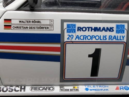 Maquetas de coches 1:18 Sun Star Opel Ascona 400 Rally 1982 #1 Röhrl Geistdörfer en embalaje original - Imagen 3 de 13