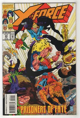 X-Force #24 (Jul 1993, Marvel) Fabian Nicieza, Greg Capullo