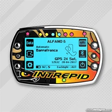 INTREPID 2013 STYLE GEL STICKER FOR ALFANO 6 LAP TIMER - KARTING