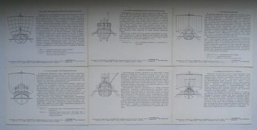 History of Ship Vintage Collectibles Soviet USSR Postcards Set 32 Pieces - Picture 6 of 12