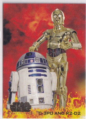 Topps 2005 Revenge of the Sith Star Wars No. 14 C-3PO & R2-D2
