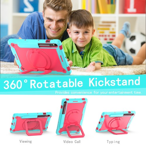 Case For Samsung Galaxy Tab S10 FE+/S10+/ S9 FE/ S9 Plus/S8/S7 FE 5G Stand Cover - Picture 16 of 44