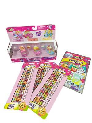 Shopkins Lot Cutie Cars Series 2 Dessert Drivers Collection Pencils Play Pack