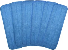 Microfiber Replacement Mop Pad, 18" X 6" Wet & Dry Home & Commercial Cleaning Re