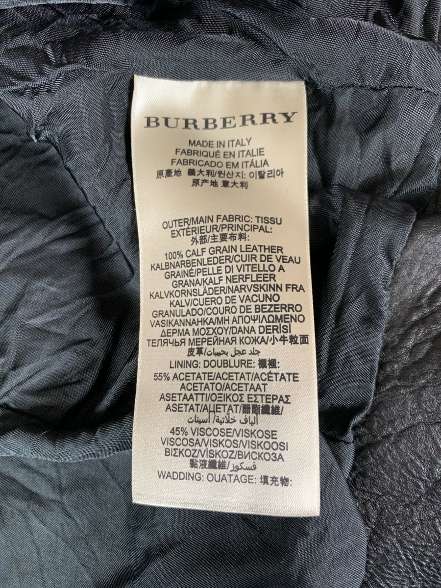 Burberry Brit Studded Quilted Motorcycle Biker Leather Burberry Brit Studded Quilted Motorcycle Biker Leather