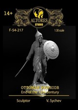 ALTORES STUDIO OTTOMAN WARRIOR scale 60 mm Resin