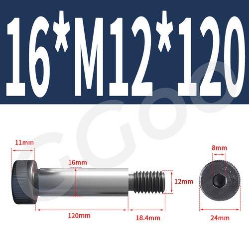 Tornillos de hombro de enchufe M5 M6 M8 M10 M12 M16 - Llave Allen de alta resistencia 12,9 - Imagen 145 de 168