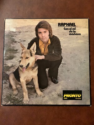 Raphael- Con El Sol De La Mañana Spain 1976 PHV-2006 Vinyl 12'' Vintage